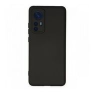 BSSM Xiaomi Mi 12 Nano İçi Kadife Siyah Silikon Kılıf
