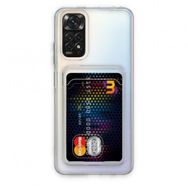 BSSM Xiaomi Redmi Note 11 Pro Kart Şeffaf Silikon Cep Telefonu Kılıfı