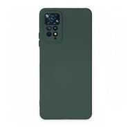 BSSM Xiaomi Redmi Note 11 Pro Nano İçi Kadife Silikon Koyu Yeşil Kılıf