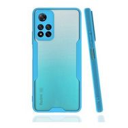 BSSM Xiaomi Redmi Note 11 Pro Plus 5G Platin Silikon Mavi Kılıf