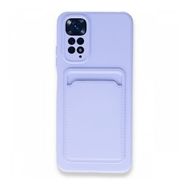 BSSM Xiaomi Redmi Note 11S Kelvin Kartvizitli Silikon Lila Kılıf