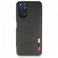 BSSM Xiaomi Redmi Note 11S Loop Deri Siyah Silikon Kılıf