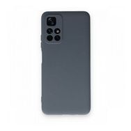 BSSM Xiaomi Redmi Note 11T Nano içi Kadife Silikon Gri Kılıf