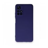 BSSM Xiaomi Redmi Note 11T Nano İçi Kadife Silikon Mor Kılıf