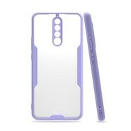 BSSM Xiaomi Redmi Note 8 Pro Platin Silikon Lila Kılıf