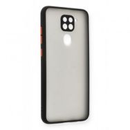 BSSM Xiaomi Redmi Note 9 Montreal Silikon Kapak Siyah Kılıf