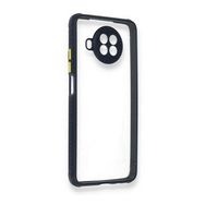 BSSM Xiaomi Redmi Note 9 Pro 5G Miami Şeffaf Silikon Lacivert Kılıf
