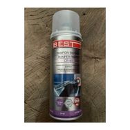 Bst 400 ml Mat Siyah Plastik Sprey Tampon Boyası