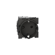 Bticino KG4141TR 16A 250V 2M Siyah Topraklı Priz