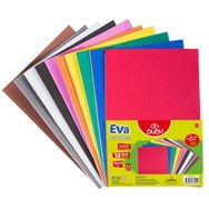 Bu-Bu BUBU00100 A4 Yapışkanlı 2 mm 10 Renk Eva