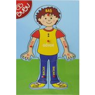 Bu-Bu Vücudumuz Erkek Ahşap Puzzle
