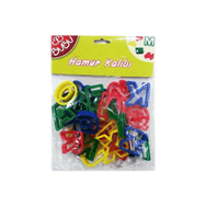 Bubu 00045 Harfler 26 Parça Oyun Hamuru Kalıbı
