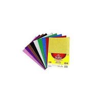 Bubu 10 Renk 2 mm 20x30 cm Simli Yapışkanlı Eva