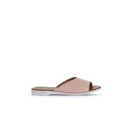 Bueno Shoes 01WA3010 Gül Kurusu Deri Düz Kadın Terlik