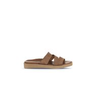 Bueno Shoes 01WA5406 Taba Alf Süet Kadın Düz Terlik