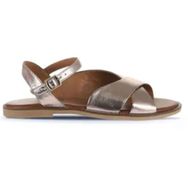 Bueno Shoes 01WA5703 Vizon Deri Düz Kadın Sandalet