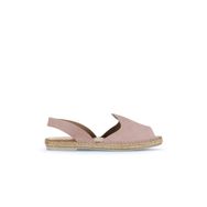 Bueno Shoes 01WA7201 Pudra Alf Süet Kadın Düz Sandalet