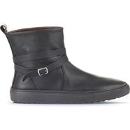 Bueno Shoes 01WD2601 Siyah Deri Kadın Düz Bot