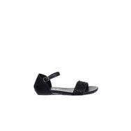 Bueno Shoes 01WJ1103 Siyah Deri Kadın Sandalet