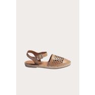 Bueno Shoes 01wl0453 Kahverengi Deri Kadın Düz Sandalet