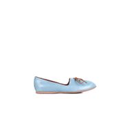 Bueno Shoes 01WL1237 Mavi Deri Kadın Babet