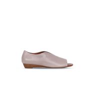 Bueno Shoes 01wl2405 Gümüş Deri Kadın Düz Babet