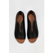 Bueno Shoes 01WL2405 Siyah Deri Kadın Düz Babet
