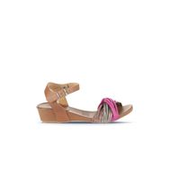 Bueno Shoes 01WL6800 Multi MS1 Deri Dolgu Topuklu Kadın Sandalet