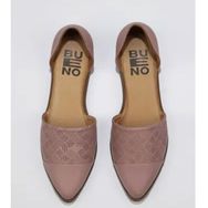 Bueno Shoes 01WN0101 Gül Kurusu Deri Kadın Sandalet