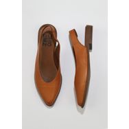 Bueno Shoes 01WN0102 Taba Deri Kadın Düz Sandalet