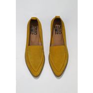 Bueno Shoes 01WN0128 Sarı Süet Kadın Düz Babet