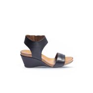 Bueno Shoes 01WN0501 Siyah Deri Kadın Sandalet