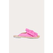 Bueno Shoes 01WN1632 Fuşya Deri Kadın Espadril Terlik