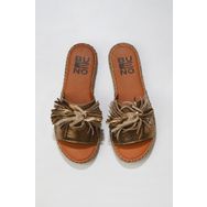 Bueno Shoes 01wn3000 Bronz Parlak Deri Kadın Terlik