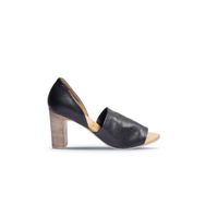 Bueno Shoes 01WN4306 Siyah Deri Kadın Sandalet