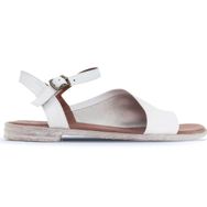 Bueno Shoes 01WN5001 Beyaz Deri Kadın Sandalet