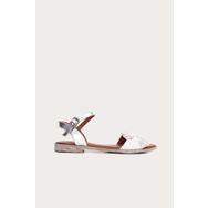 Bueno Shoes 01WN5022 Beyaz Deri Kadın Düz Sandalet