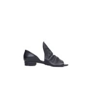 Bueno Shoes 01WN5111 Siyah Deri Kadın Sandalet