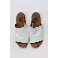 Bueno Shoes 01WQ2009 Beyaz Deri Kadın Düz Terlik