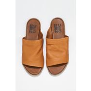 Bueno Shoes 01wq2009 Turuncu Deri Kadın Düz Sandalet