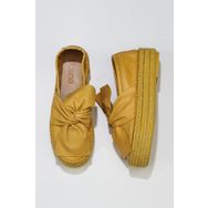 Bueno Shoes 01wq3502 Sarı Deri Espadril Kadın Babet