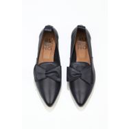 Bueno Shoes 01WR3117 Lacivert Deri Kadın Düz Babet
