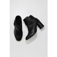 Bueno Shoes 01WR5500 Siyah Deri Kadın Bot