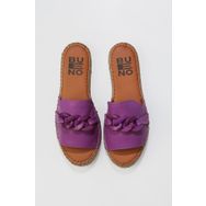 Bueno Shoes 01WS1821 Lila Deri Kadın Espadril Terlik