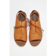 Bueno Shoes 01ws2510 Taba Deri Kadın Düz Sandalet