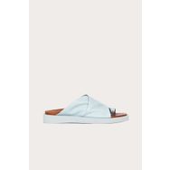 Bueno Shoes 01ws2809 Turkuaz Deri Kadın Düz Sandalet