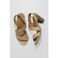 Bueno Shoes 01WS6700 Sarı Deri Kadın Topuklu Ayakkabı