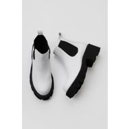 Bueno Shoes 01WT1705 Beyaz Flotter Deri Kadın Bot