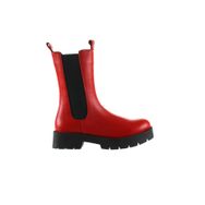 Bueno Shoes 01WT2516 Kırmızı Flotter Deri Kadın Bot