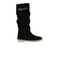 Bueno Shoes 01WT3314 Siyah Süet Düz Kadın Çizme